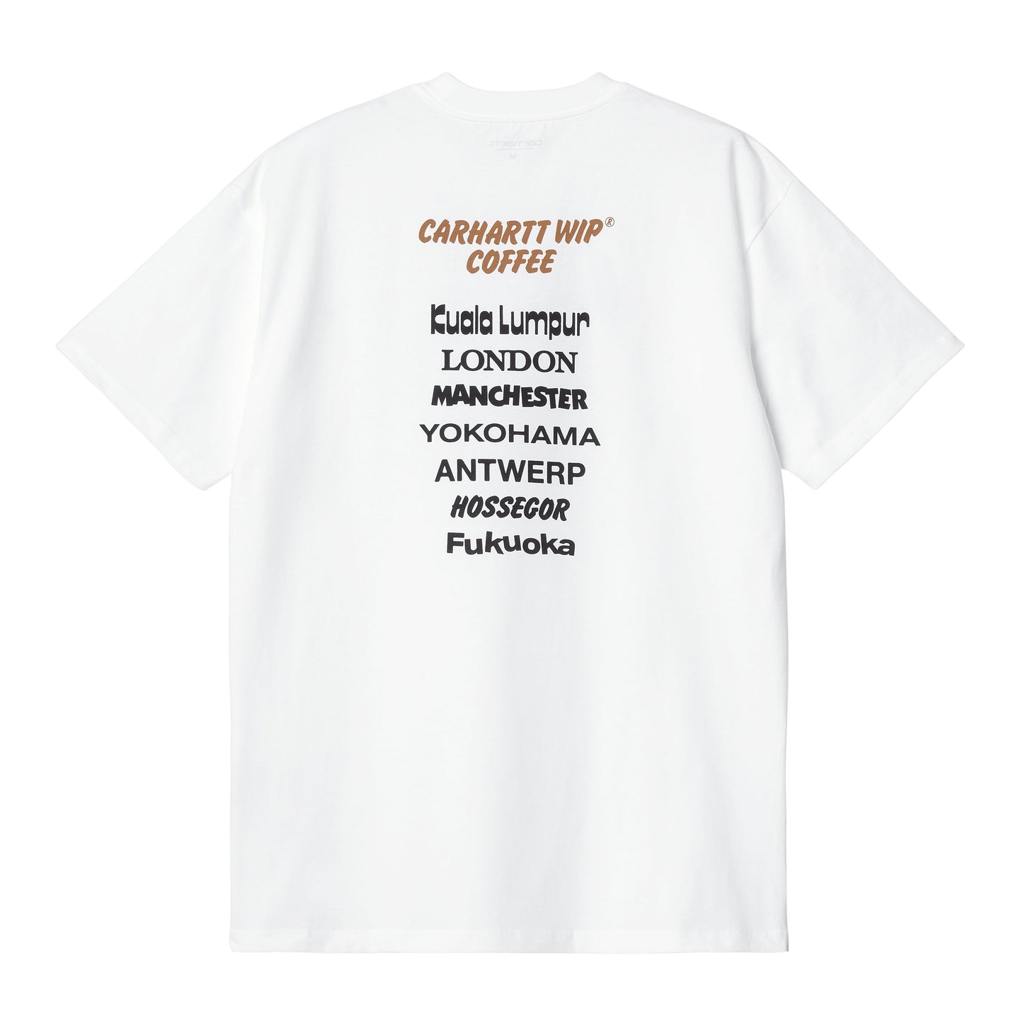 Carhartt-WIP-S/S-Coffee T-S-white