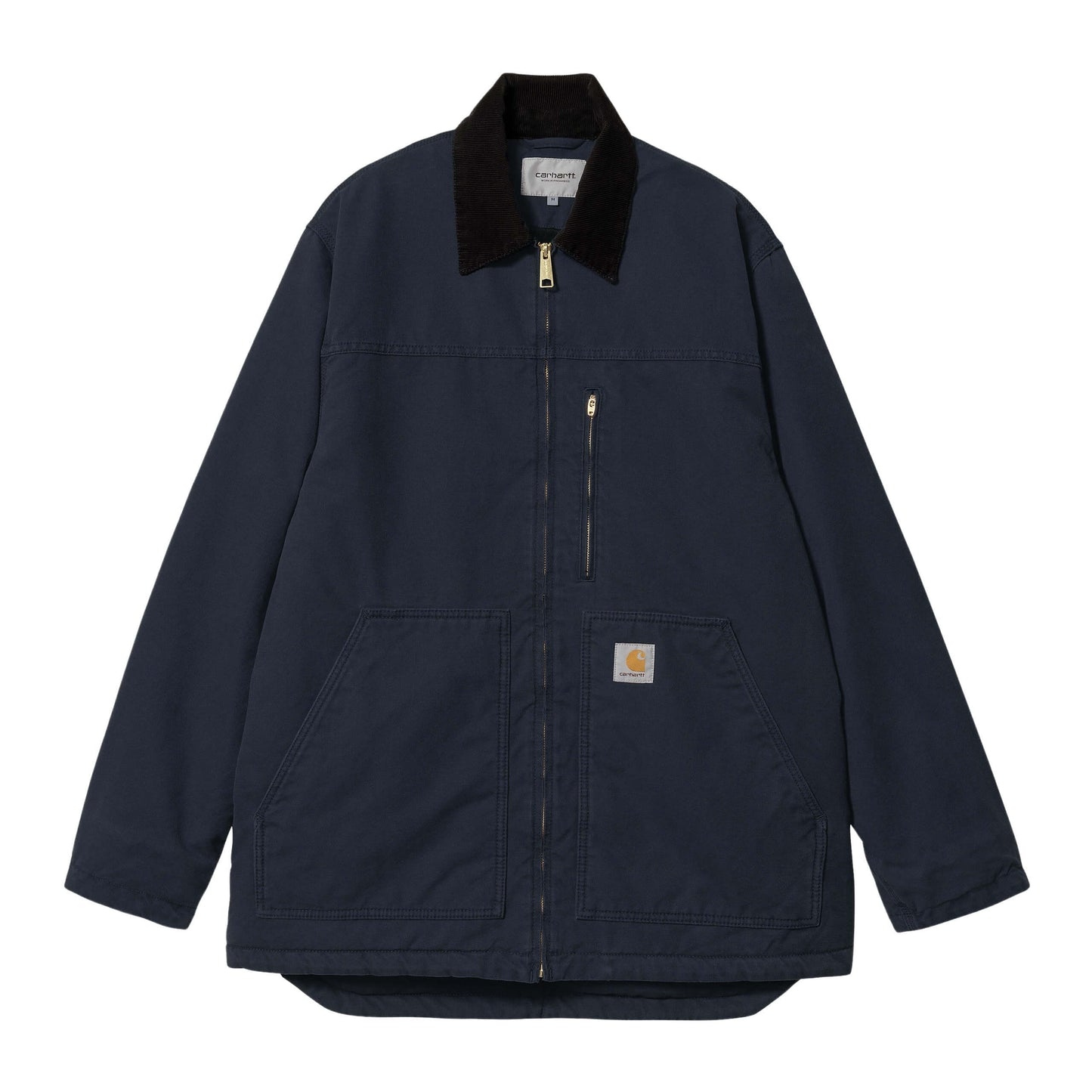 Carhartt WIP Arlington Coat-dark-navy-black-rinsed