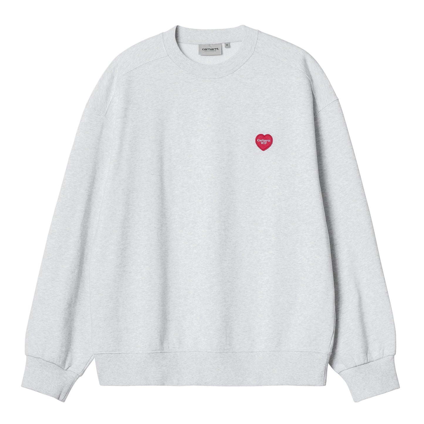 Carhartt WIP Heart Patch Sweat-ash-heather