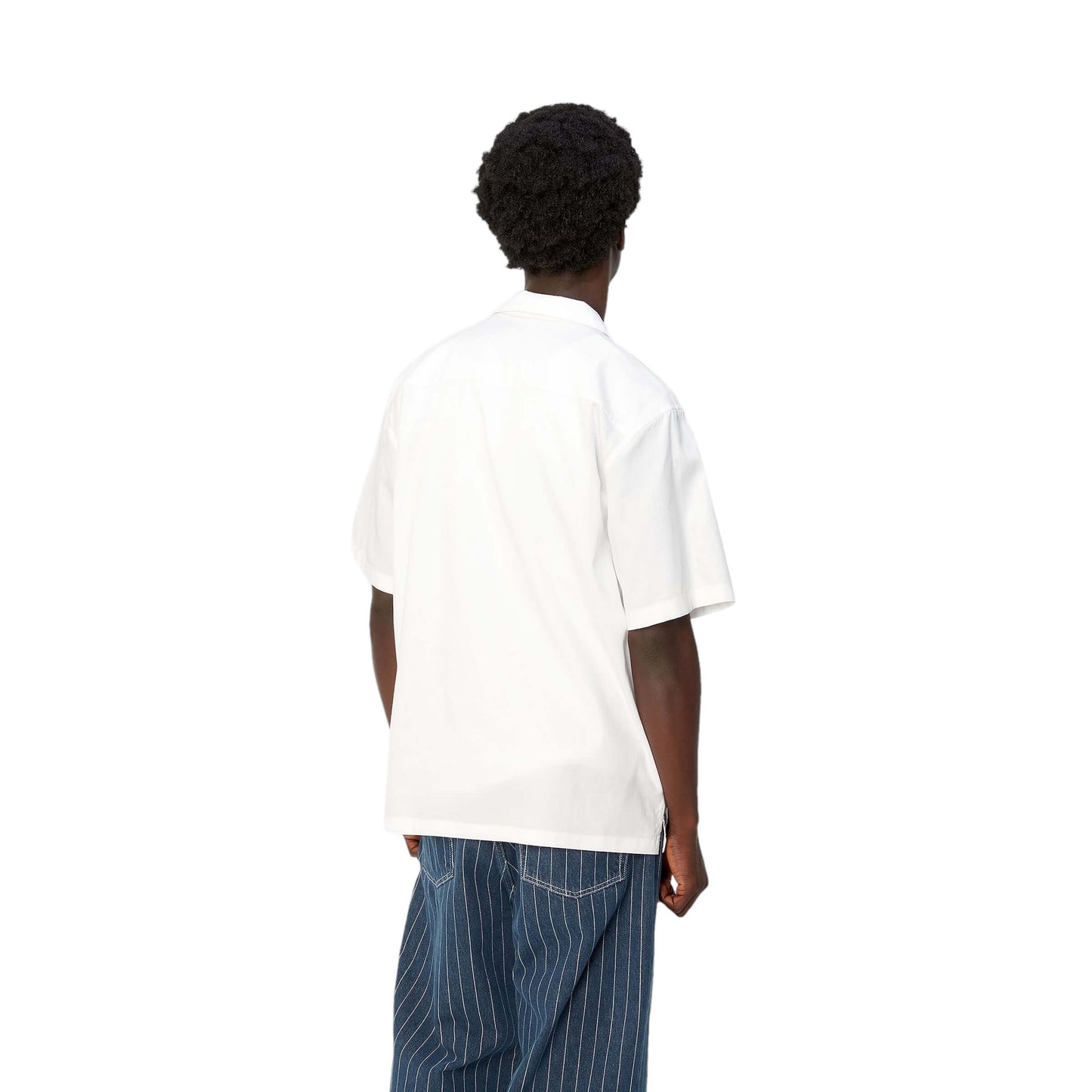 Carhartt WIP S/S Delray Shirt-white-black