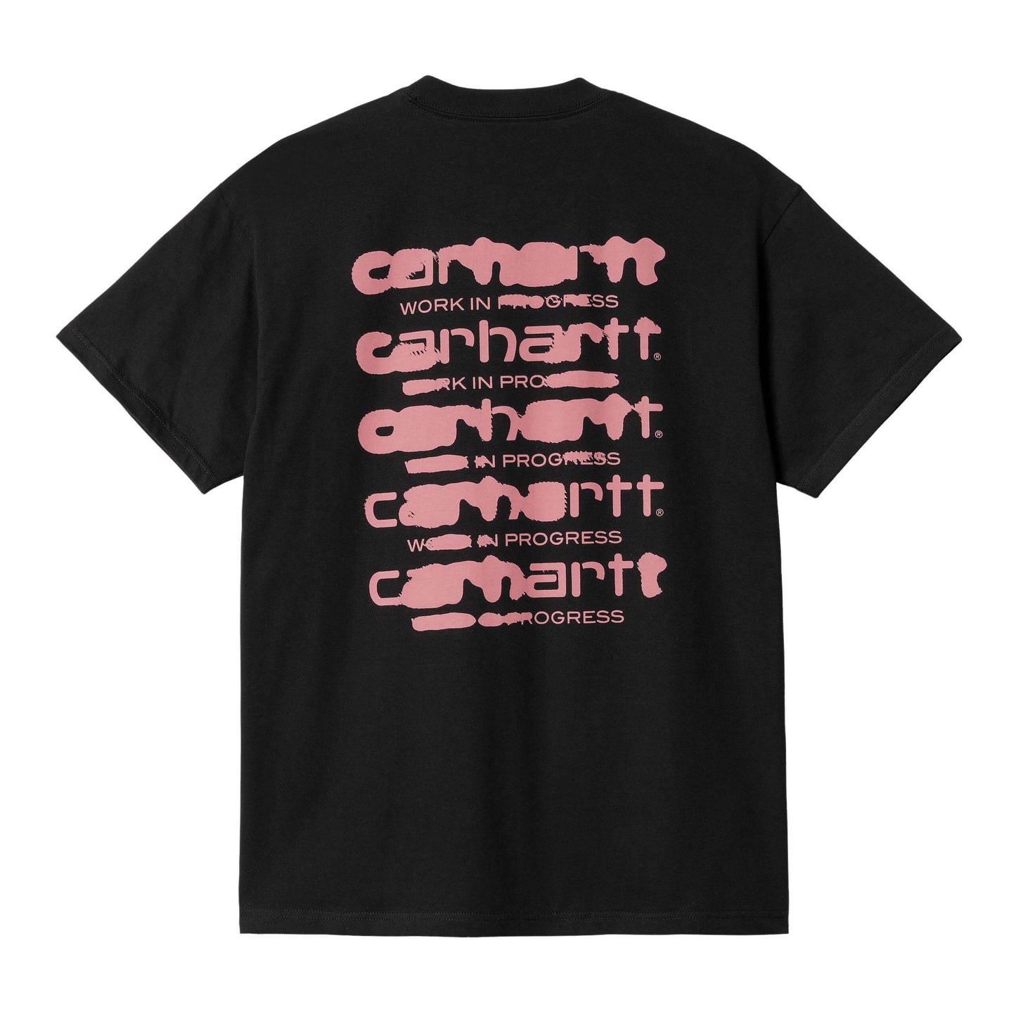 Carhartt WIP S/S Ink Bleed T-Shirt-black-pink