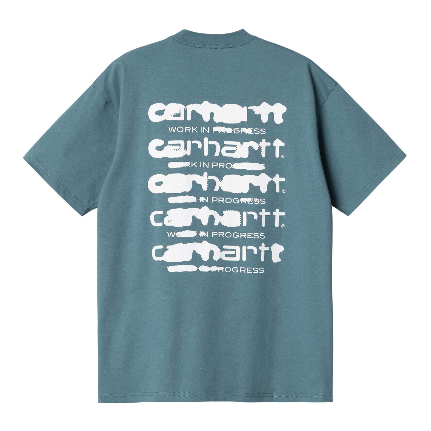 Carhartt WIP S/S Ink Bleed T-Shirt-vancouver-blue-white