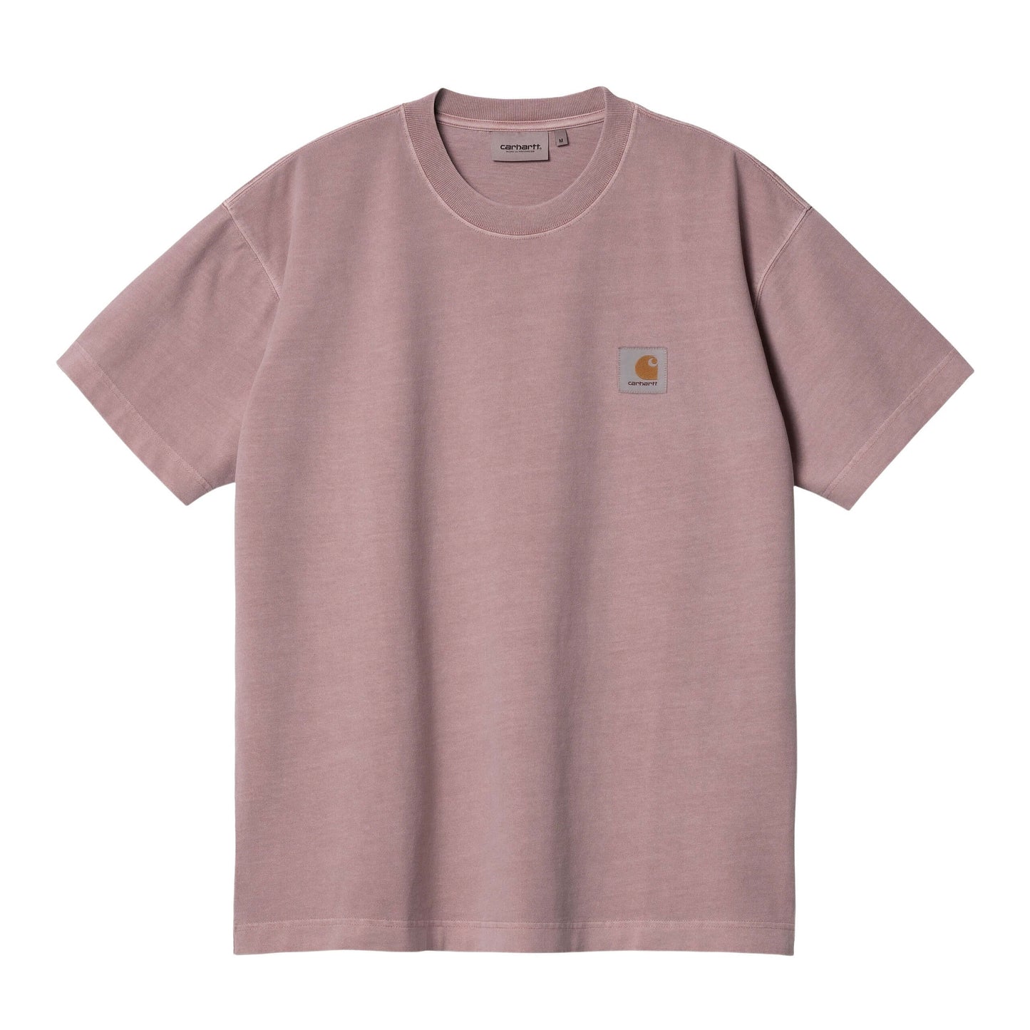 Carhartt WIP S/S Vista T-Shirt-glassy-pink-garment-dyed