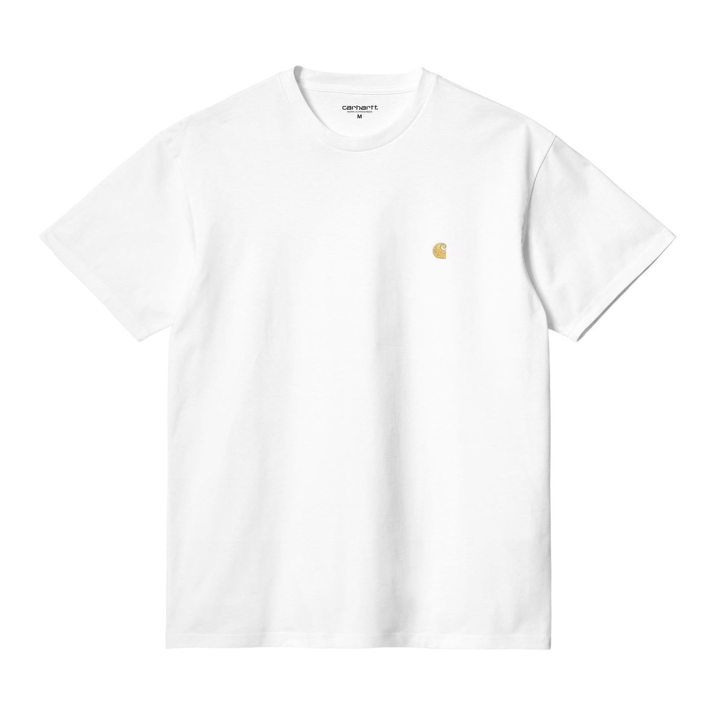Carhartt WIP S/S Chase T-Shirt-white-gold