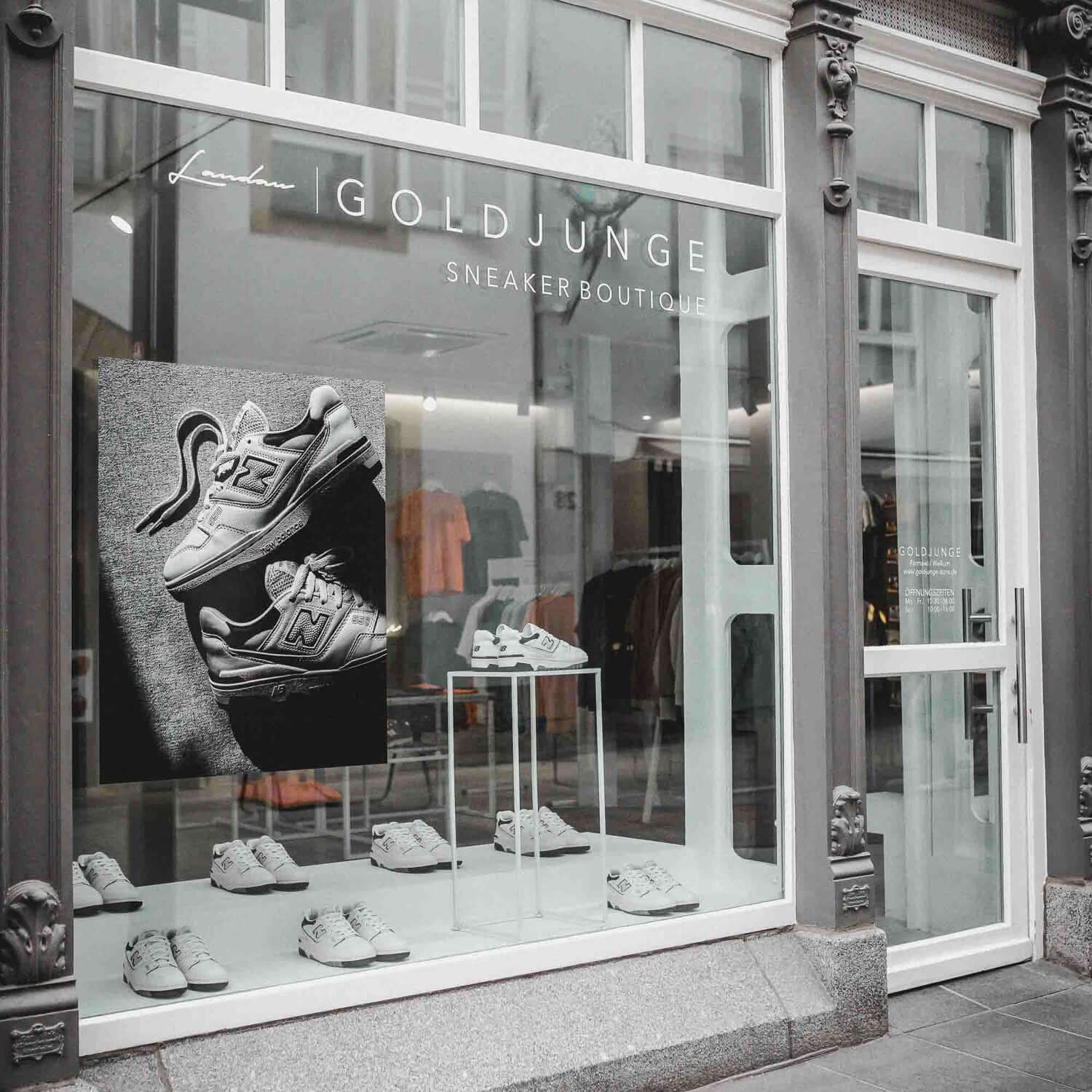 Goldjunge-Store Schaufenster Landau