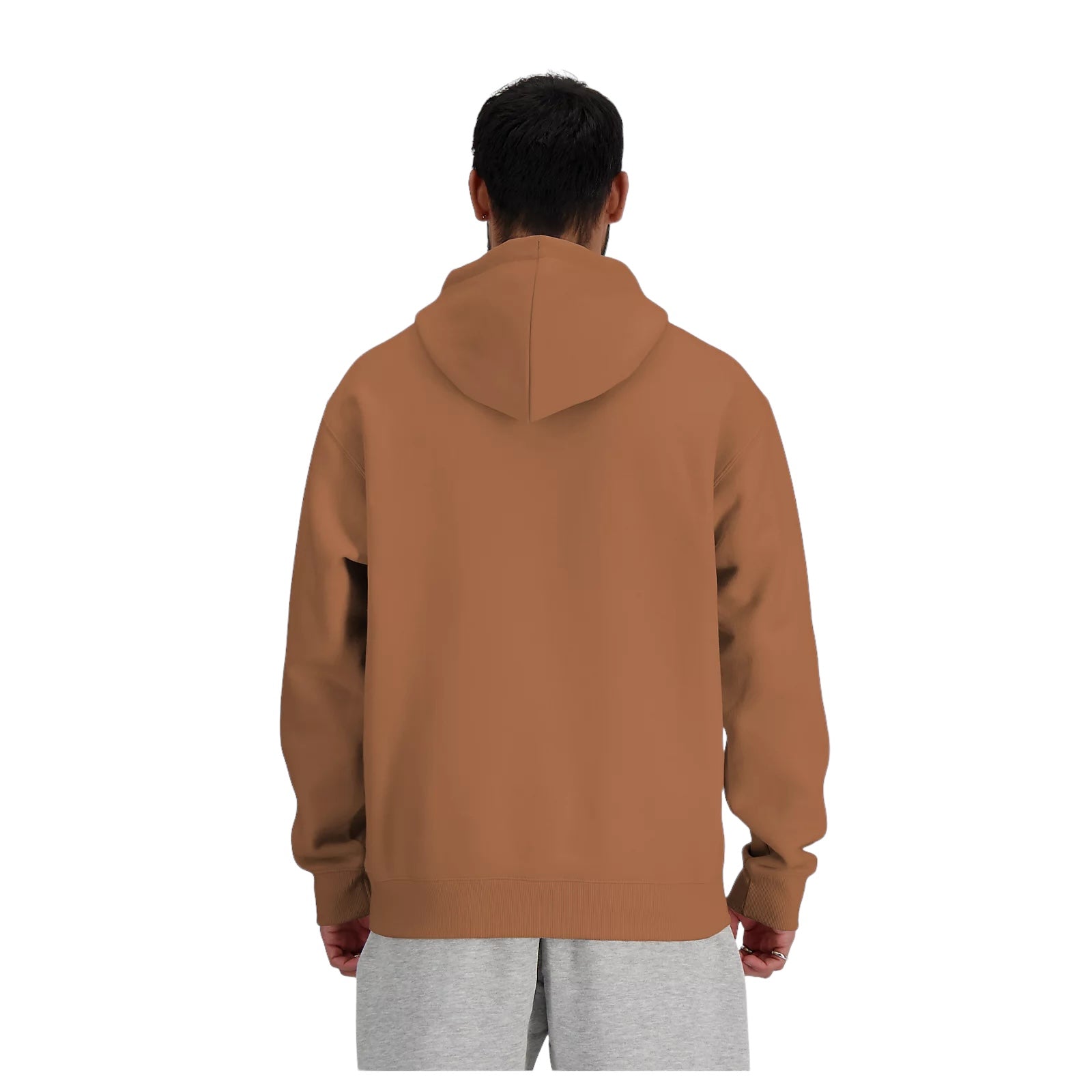New Balance Sport Essentials French Terry Hoodie-brown