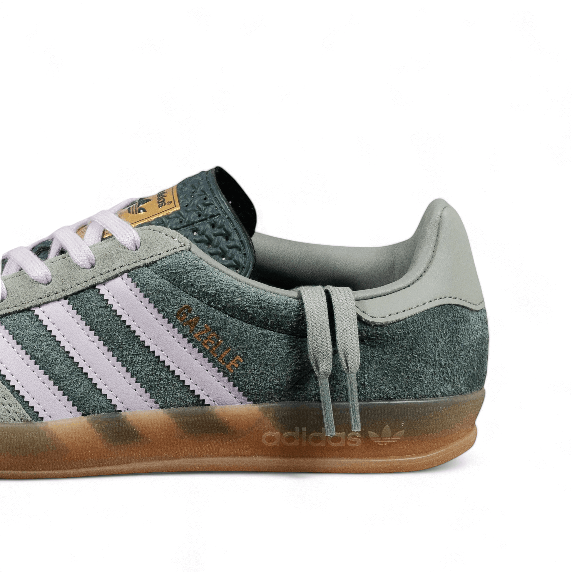 Adidas originals gazelle super sneakers in gray with gum sole hotsell