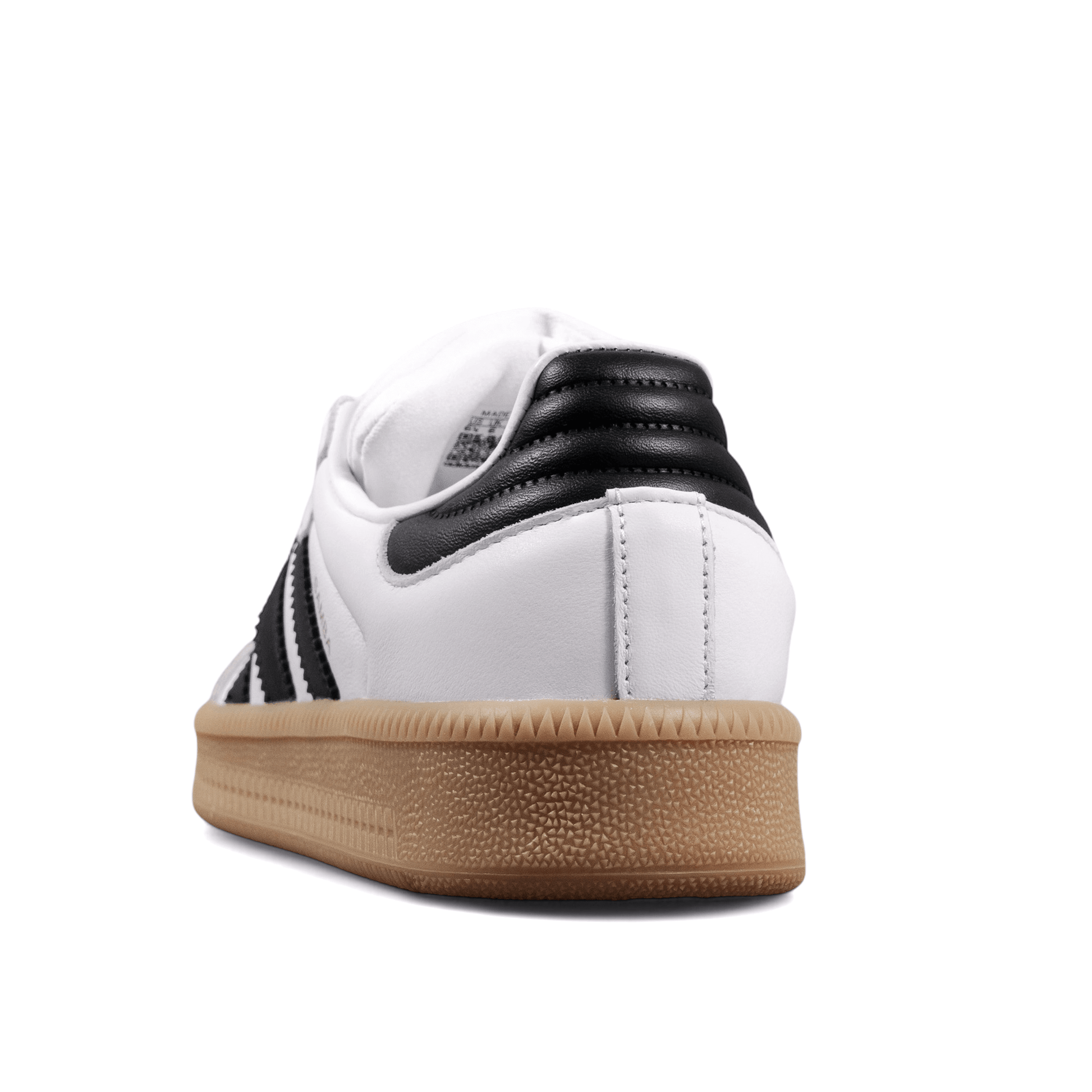 Adidas samba gum sole white best sale