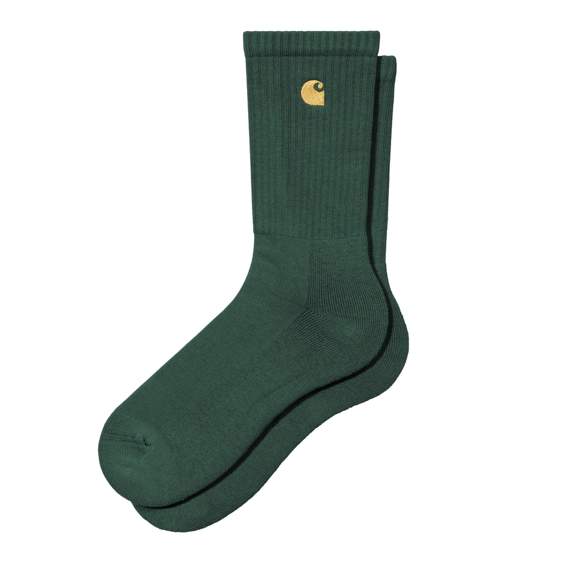 Carhartt WIP Chase Socks discovery-green-gold