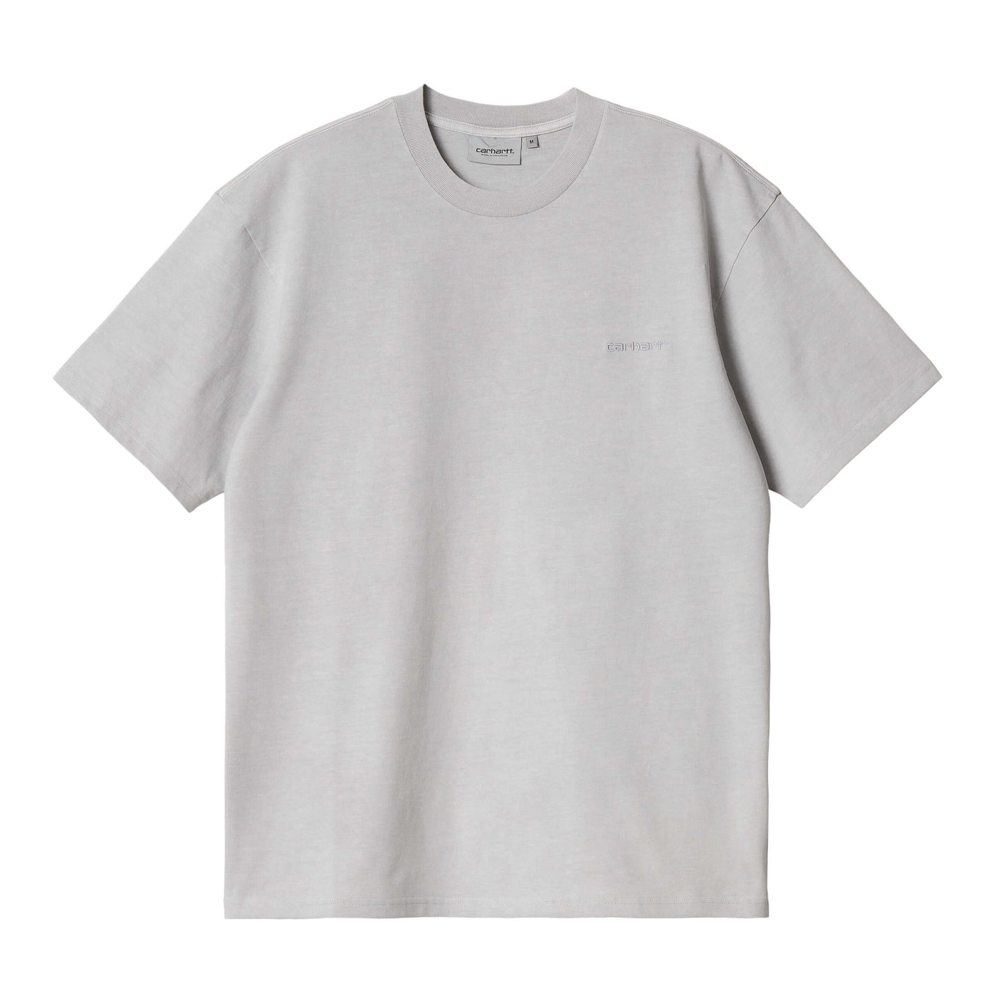 Carhartt WIP S/S Duster-script-t-shirt-basalt-garment-dyed