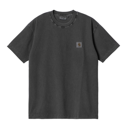 Carhartt WIP S/S Nelson T-Shirt-charcoal-silver-garment-dyed