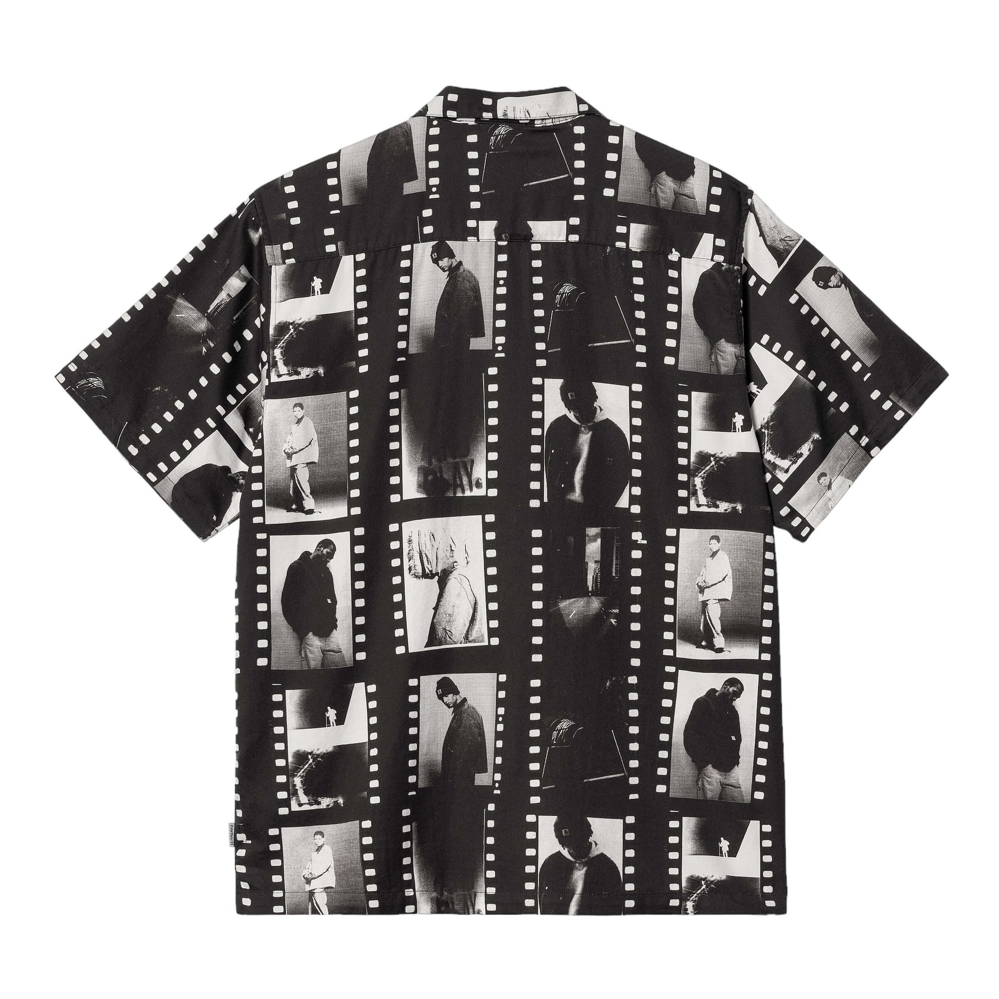 Carhartt WIP S/S Photo Strip Shirt-photo-strip-aop-black-white