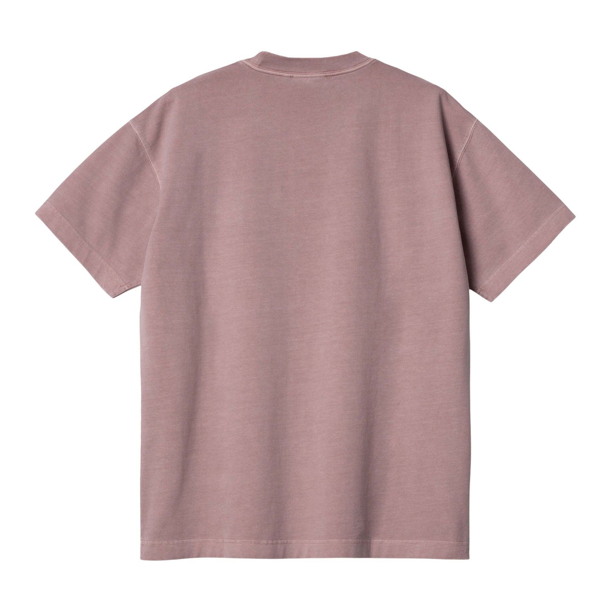 Carhartt WIP S/S Vista T-Shirt-glassy-pink-garment-dyed